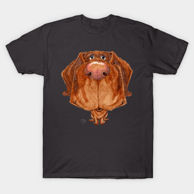 Chocolate Lab Dog T-Shirt by obillwon